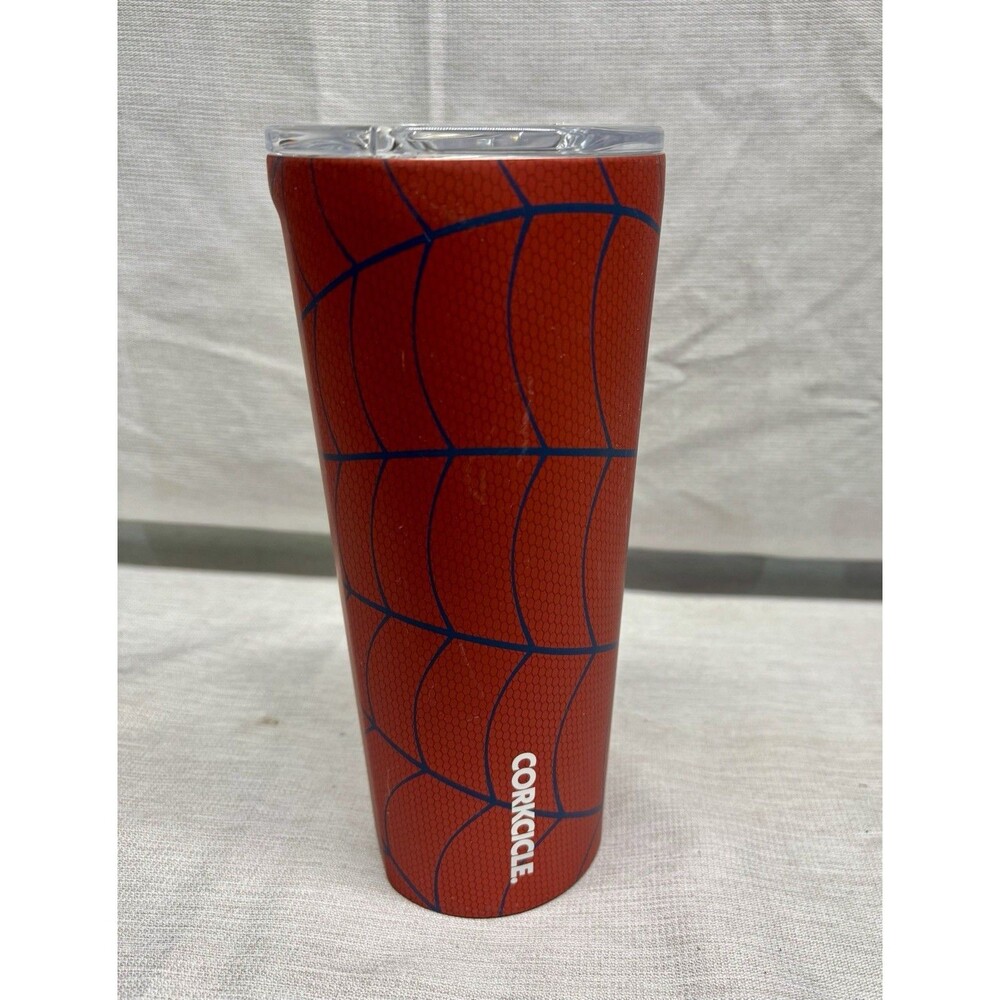 Corkcicle Marvel Spider-Man Tumbler 16oz Red Web Insulated Cup w/ Lid